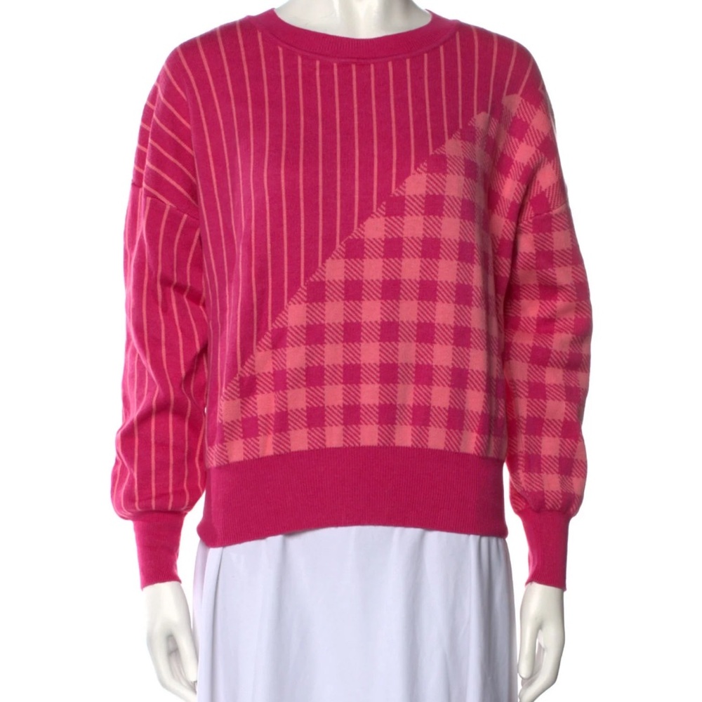 Solid & Striped Pink Patterned Women's Sweater - image 3